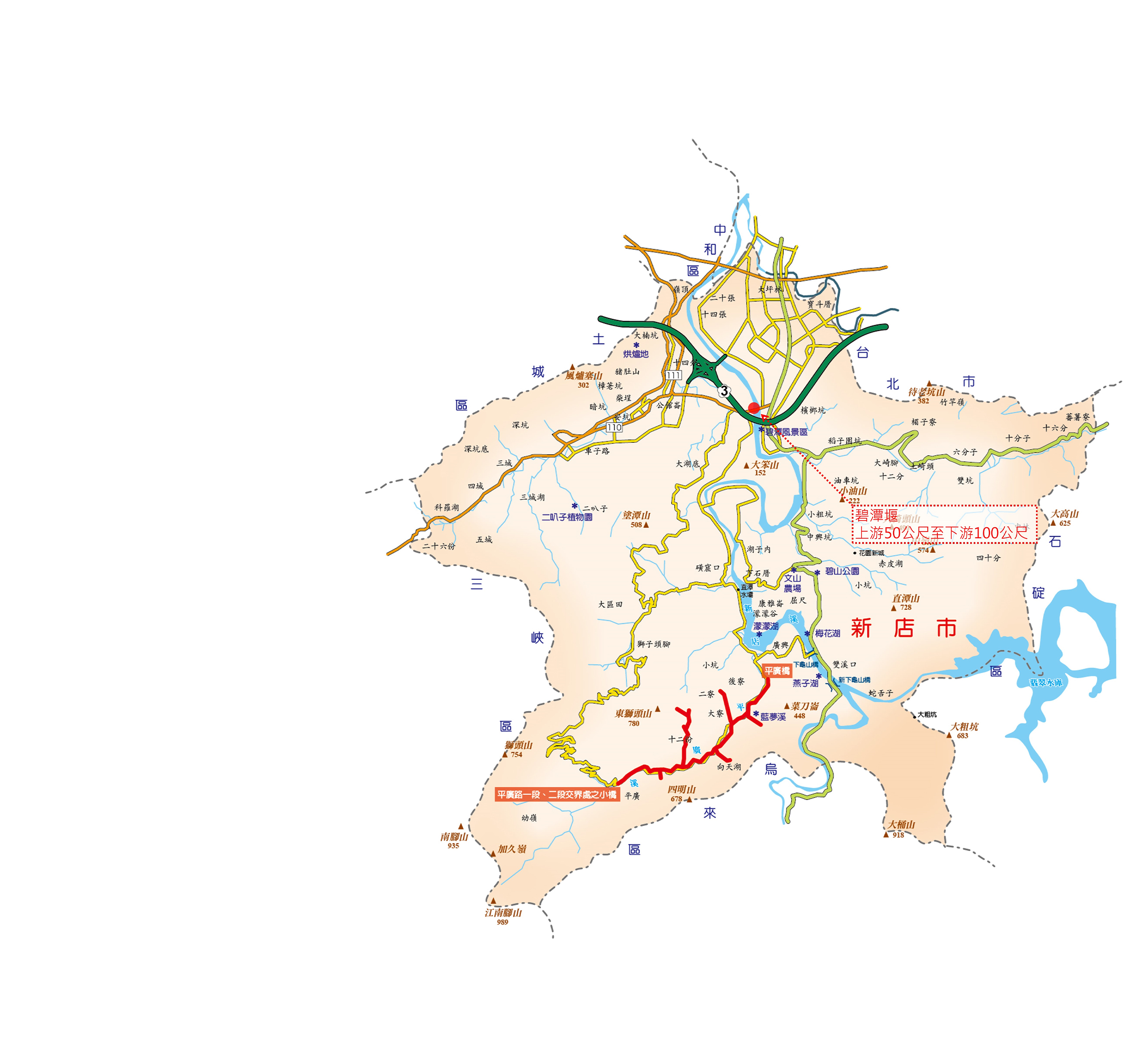新店區 map